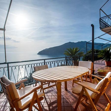 080 - La Villa Storica Il Vigneto 45B, Terrazza Sul Mare - Parcheggio Privato Gratis Moneglia Eksteriør billede