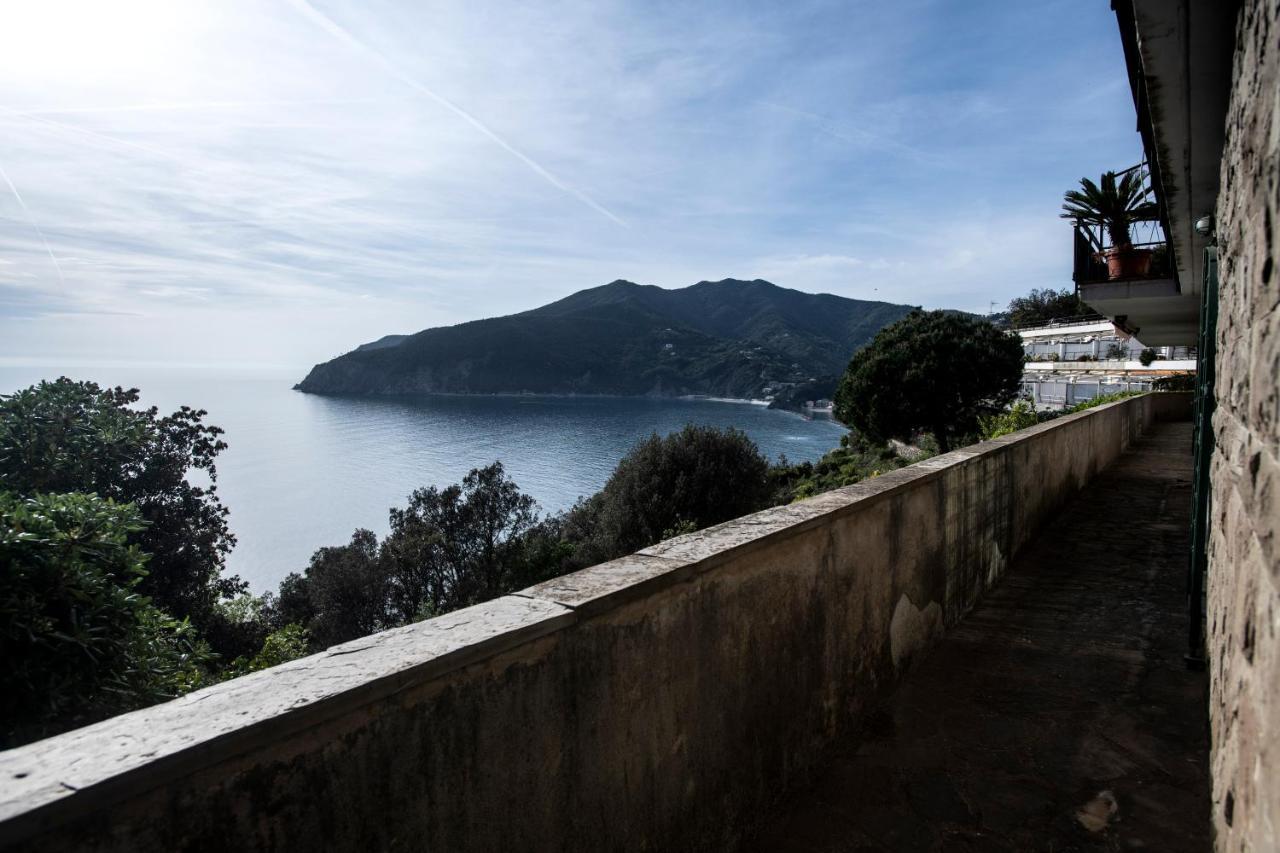 080 - La Villa Storica Il Vigneto 45B, Terrazza Sul Mare - Parcheggio Privato Gratis Moneglia Eksteriør billede