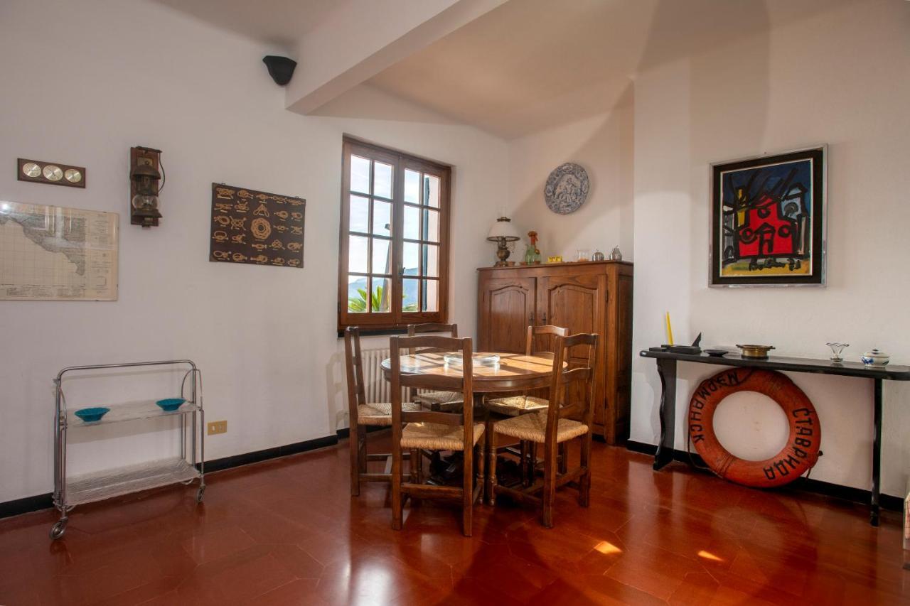 080 - La Villa Storica Il Vigneto 45B, Terrazza Sul Mare - Parcheggio Privato Gratis Moneglia Eksteriør billede