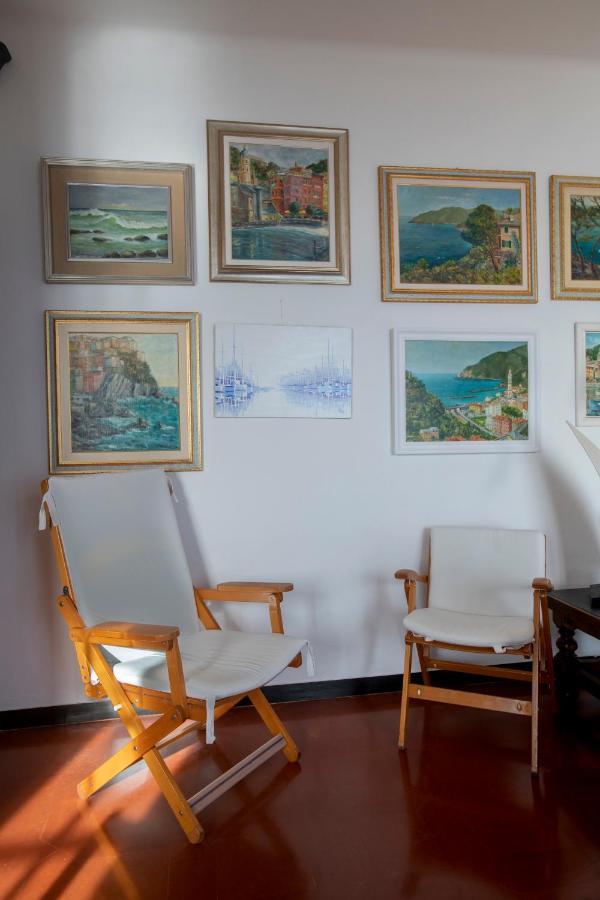080 - La Villa Storica Il Vigneto 45B, Terrazza Sul Mare - Parcheggio Privato Gratis Moneglia Eksteriør billede