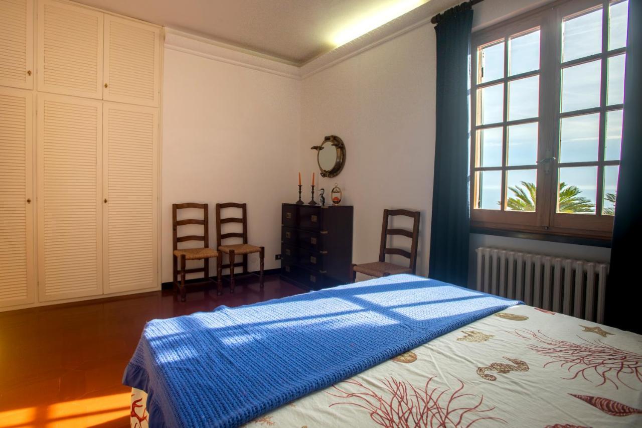 080 - La Villa Storica Il Vigneto 45B, Terrazza Sul Mare - Parcheggio Privato Gratis Moneglia Eksteriør billede