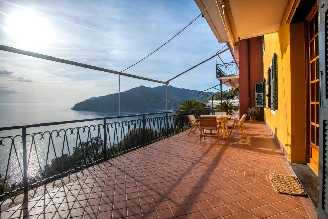 080 - La Villa Storica Il Vigneto 45B, Terrazza Sul Mare - Parcheggio Privato Gratis Moneglia Eksteriør billede