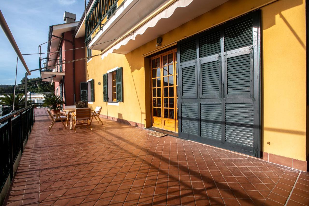 080 - La Villa Storica Il Vigneto 45B, Terrazza Sul Mare - Parcheggio Privato Gratis Moneglia Eksteriør billede