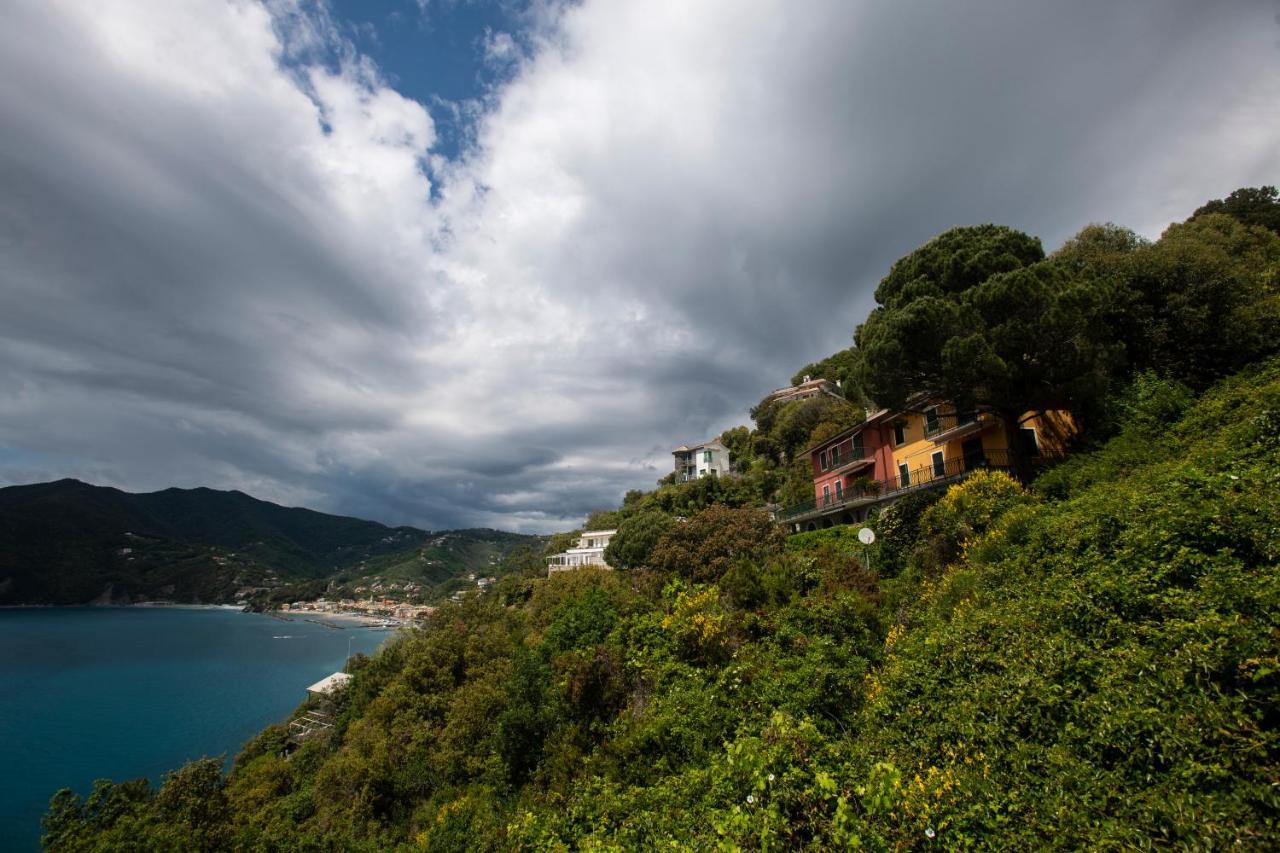 080 - La Villa Storica Il Vigneto 45B, Terrazza Sul Mare - Parcheggio Privato Gratis Moneglia Eksteriør billede