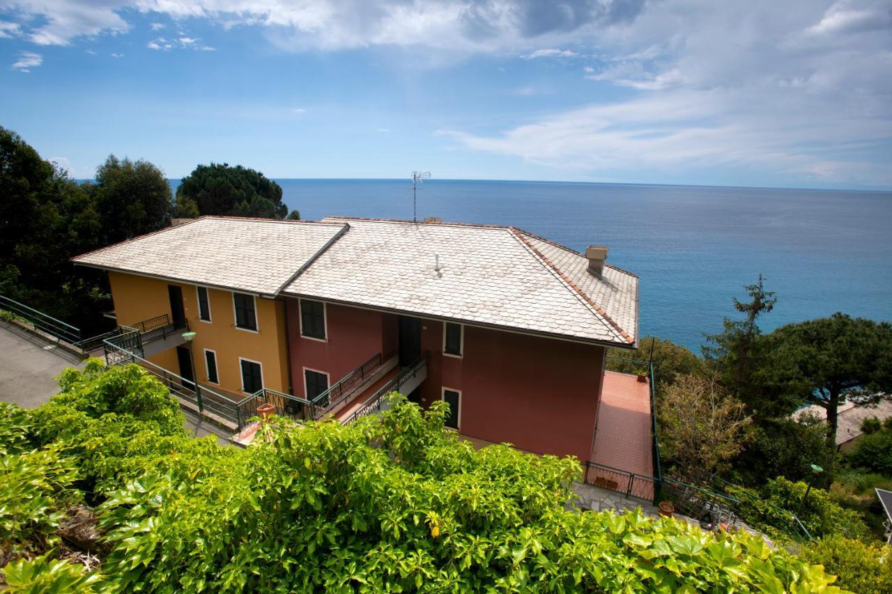 080 - La Villa Storica Il Vigneto 45B, Terrazza Sul Mare - Parcheggio Privato Gratis Moneglia Eksteriør billede