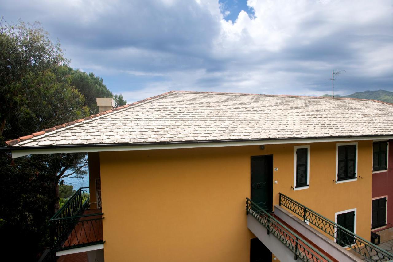 080 - La Villa Storica Il Vigneto 45B, Terrazza Sul Mare - Parcheggio Privato Gratis Moneglia Eksteriør billede